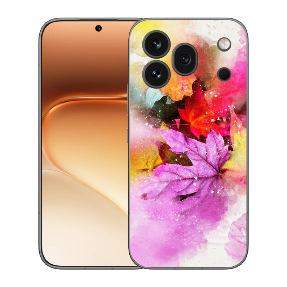 Gelový kryt mmCase na Honor 600 Pro - barevné listy