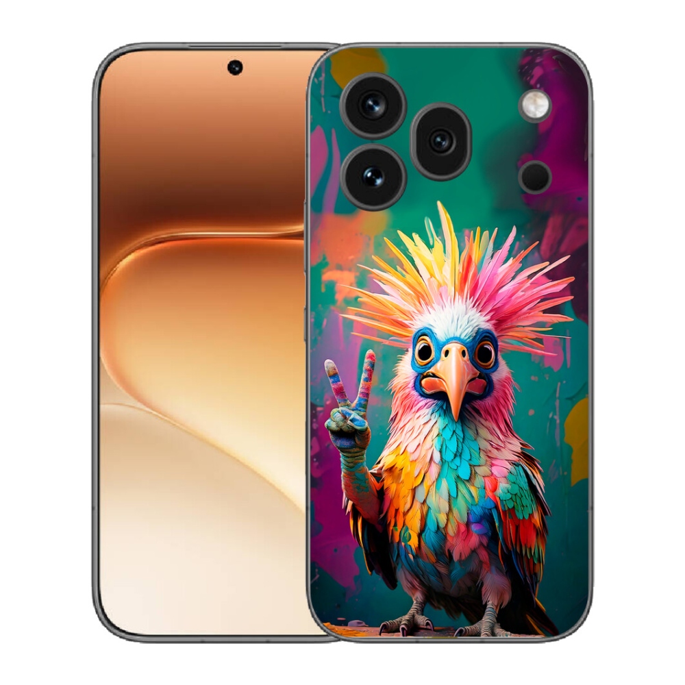 Gelový kryt mmCase na Honor 600 Pro - barevný rebel
