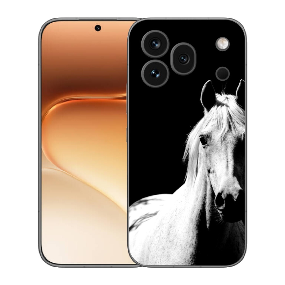 Gelový kryt mmCase na Honor 600 Pro - bílý kůň 5