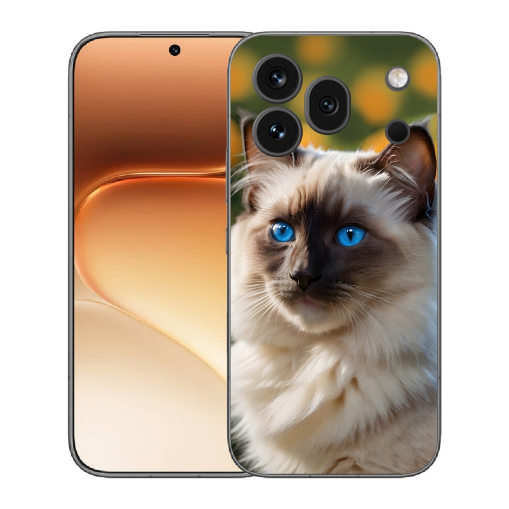 Gelový kryt mmCase na Honor 600 Pro - bílý ragdoll