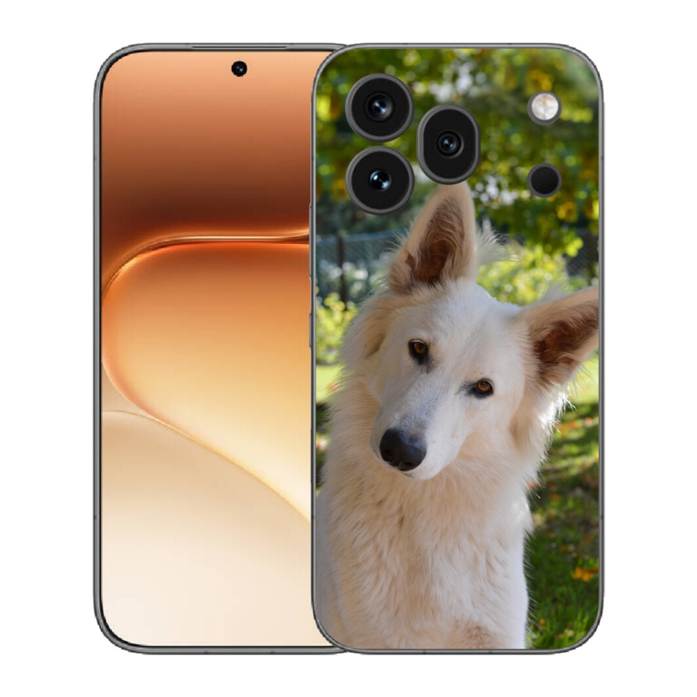Gelový kryt mmCase na Honor 600 Pro - bílý švýcarský ovčák 1