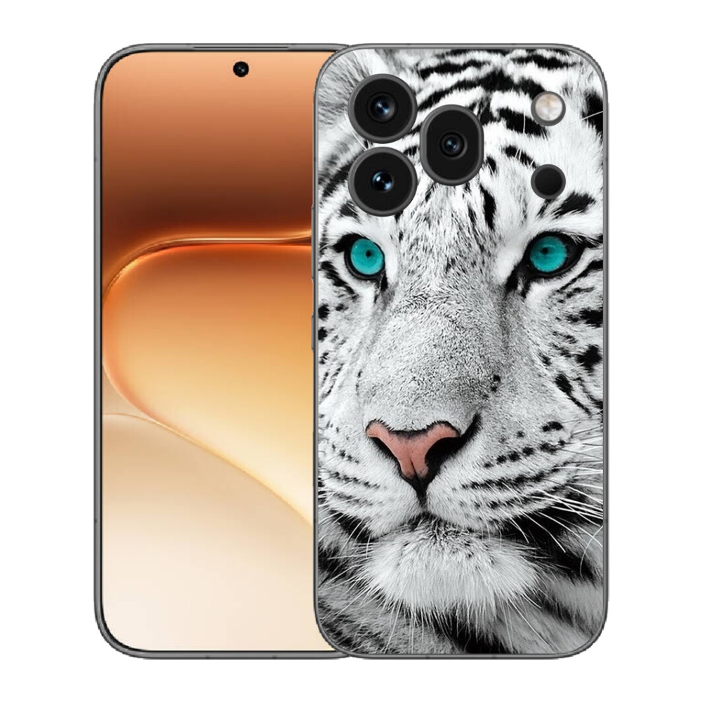 Gelový kryt mmCase na Honor 600 Pro - bílý tygr
