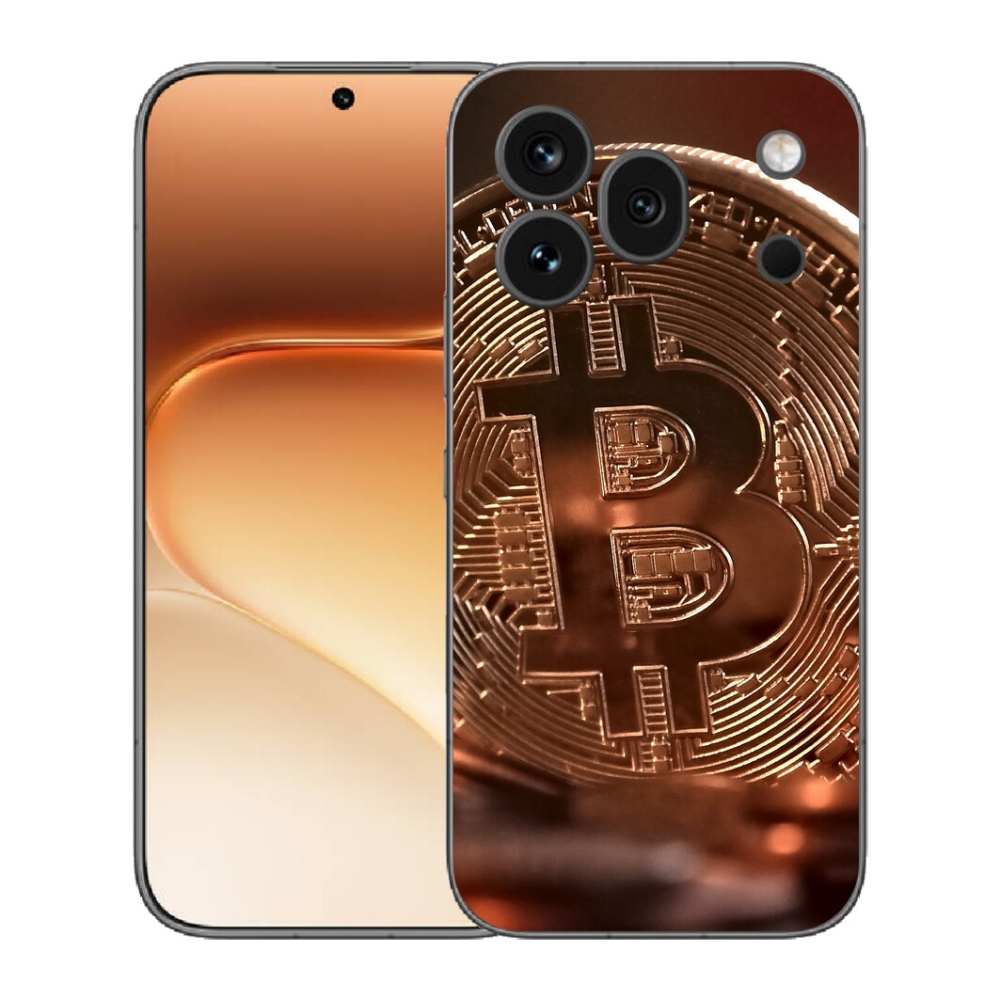 Gelový kryt mmCase na Honor 600 Pro - bitcoin