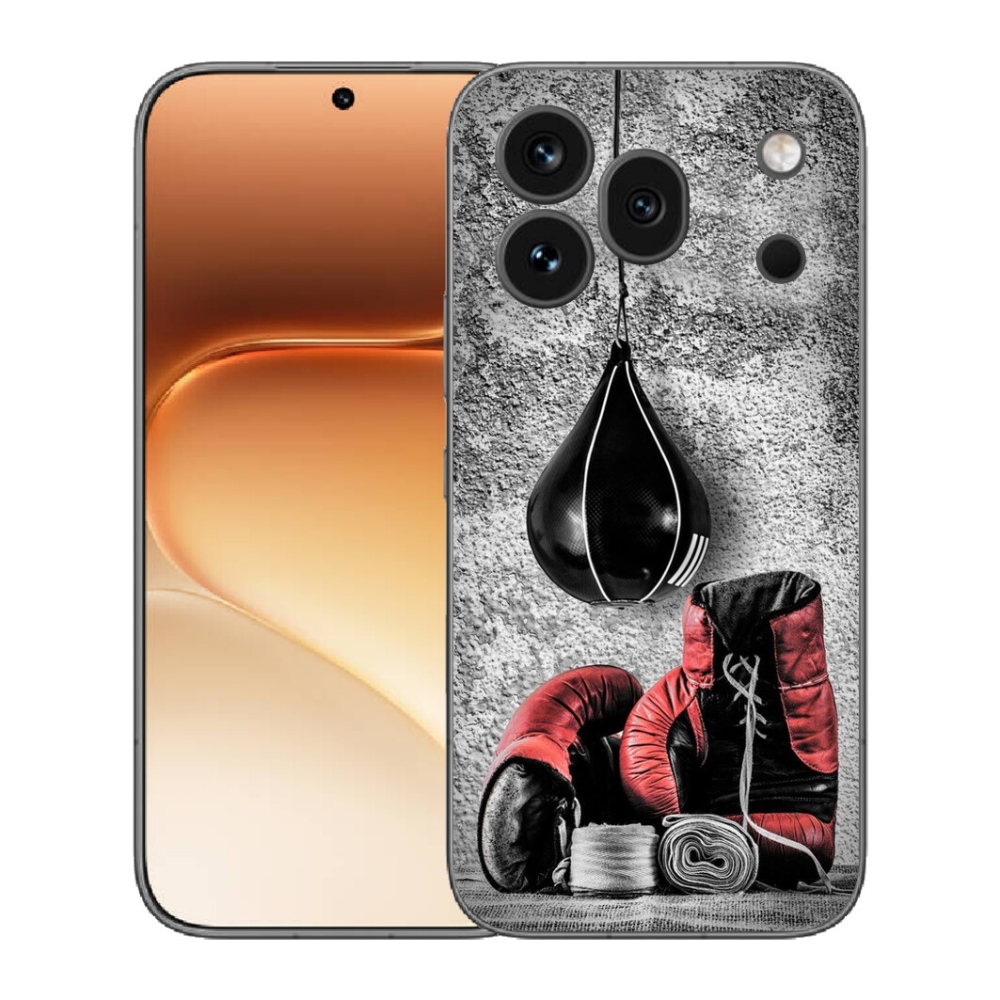 Gelový kryt mmCase na Honor 600 Pro - boxovací pytel a rukavice