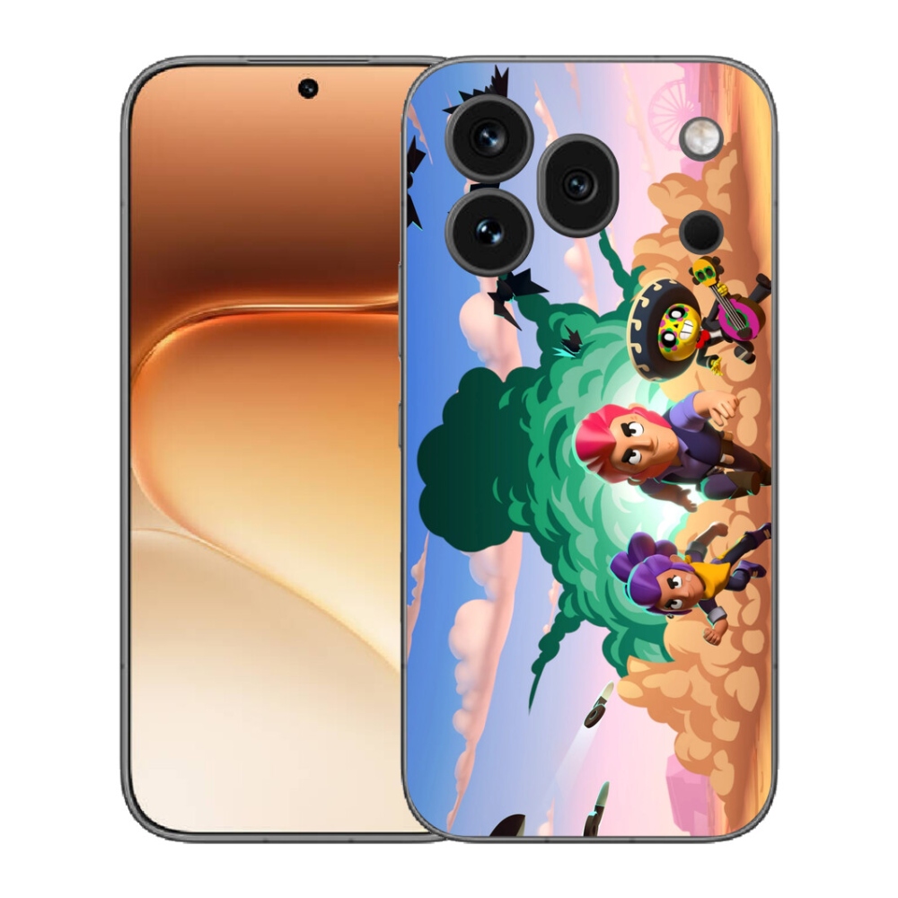 Gelový kryt mmCase na Honor 600 Pro - brawl stars