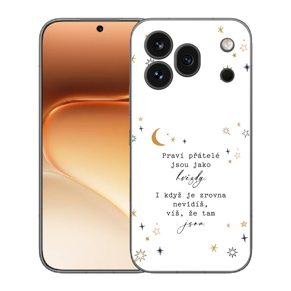 Gelový kryt mmCase na Honor 600 Pro - citát 6 bílé pozadí