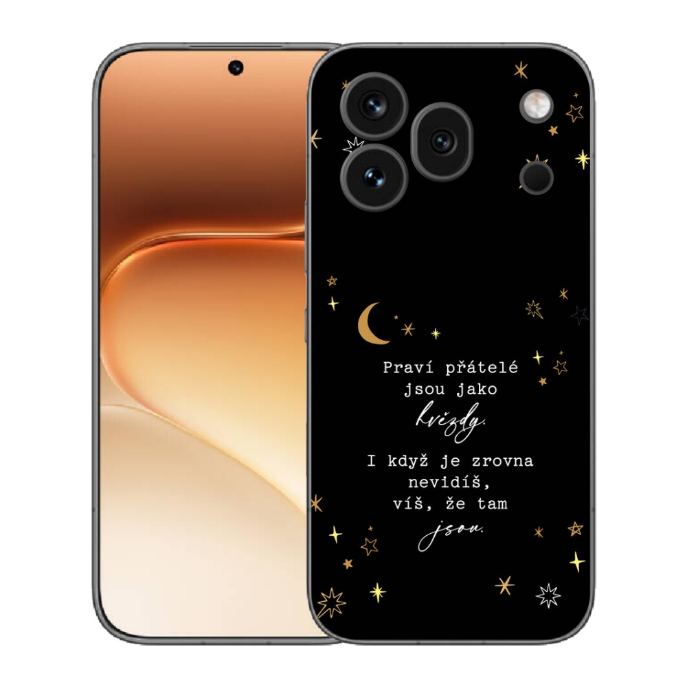 Gelový kryt mmCase na Honor 600 Pro - citát 6 černé pozadí