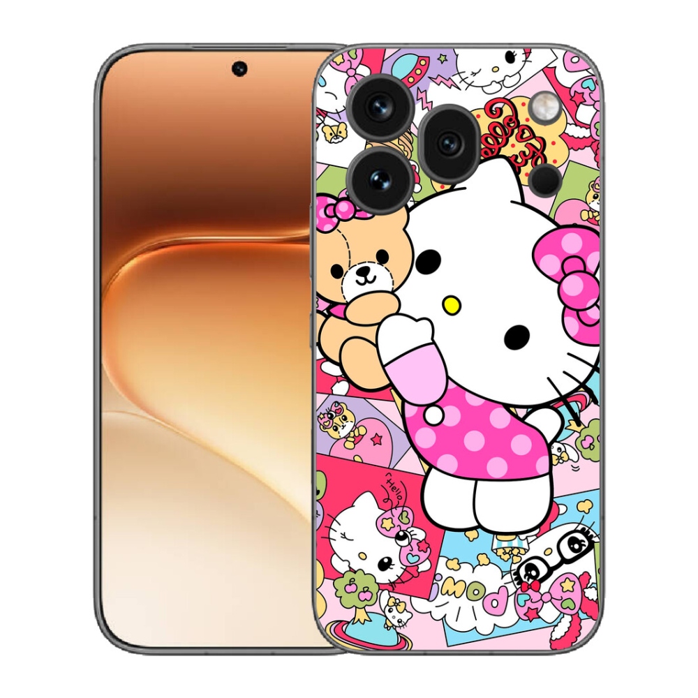 Gelový kryt mmCase na Honor 600 Pro - cute kitty