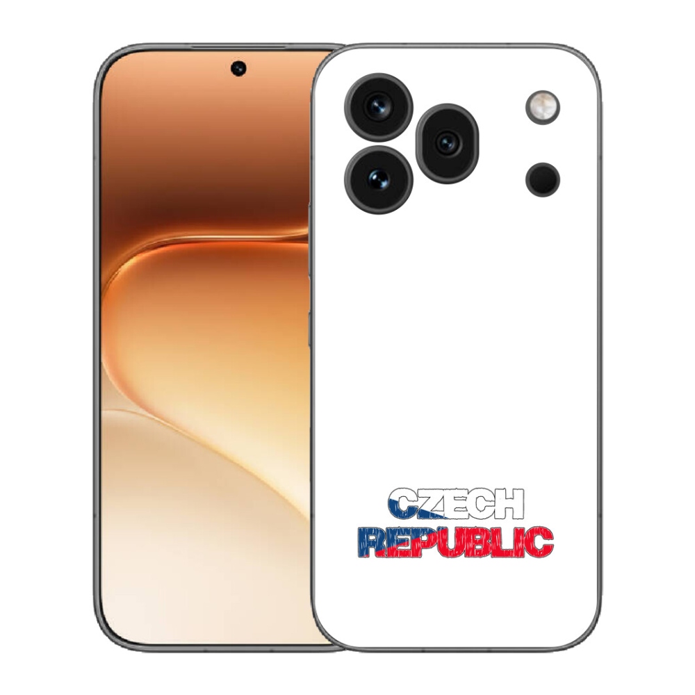 Gelový kryt mmCase na Honor 600 Pro - Czech Republic bílé pozadí