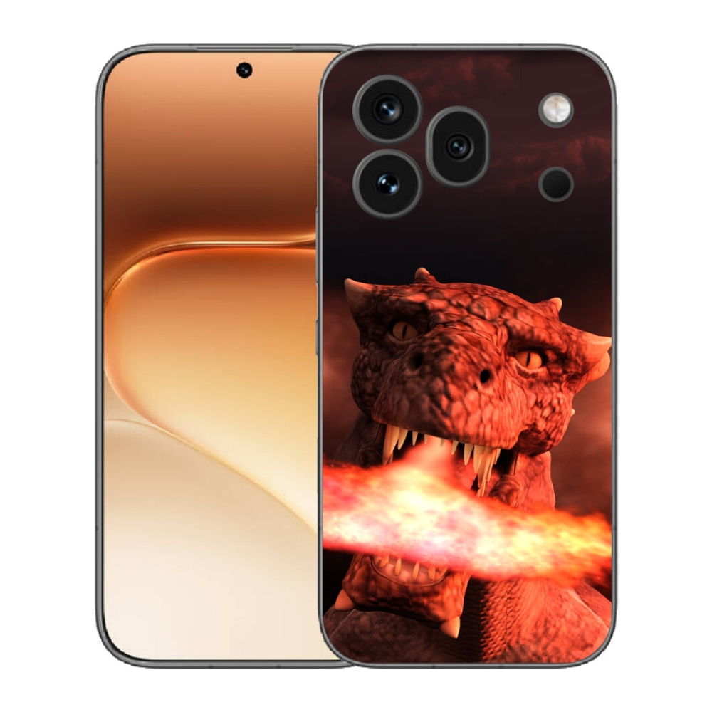 Gelový kryt mmCase na Honor 600 Pro - drak