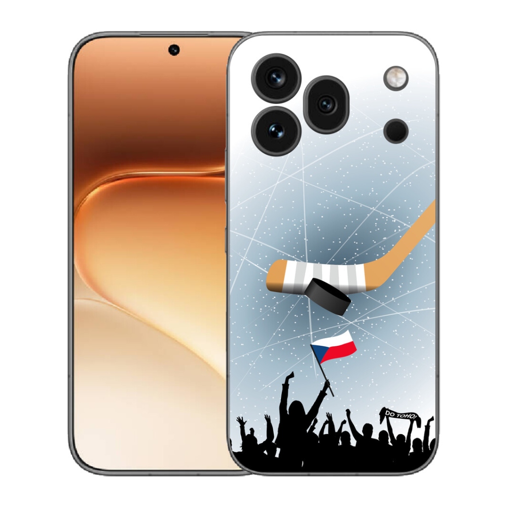 Gelový kryt mmCase na Honor 600 Pro - fanoušci hokeje