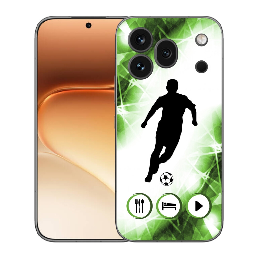 Gelový kryt mmCase na Honor 600 Pro - fotbalista