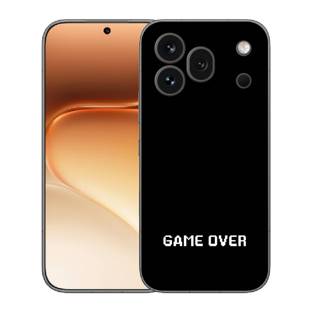Gelový kryt mmCase na Honor 600 Pro - game over černé pozadí