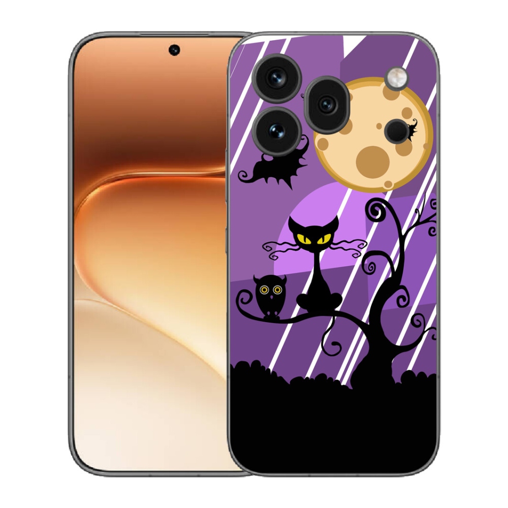 Gelový kryt mmCase na Honor 600 Pro - halloween