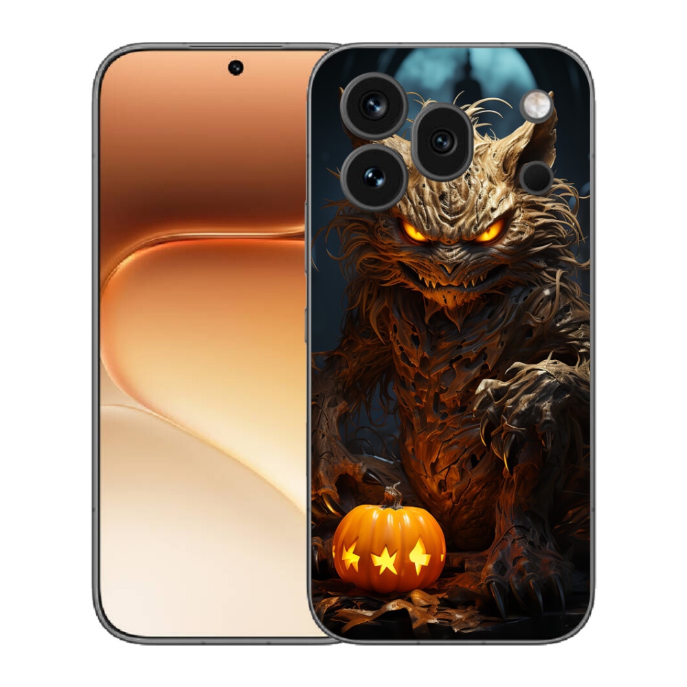Gelový kryt mmCase na Honor 600 Pro - halloweenská příšera