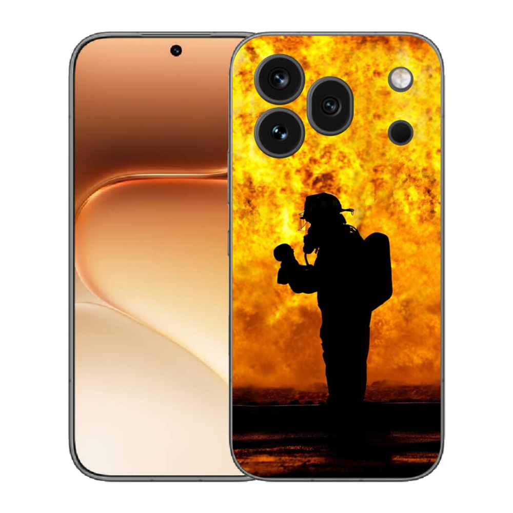 Gelový kryt mmCase na Honor 600 Pro - hasič