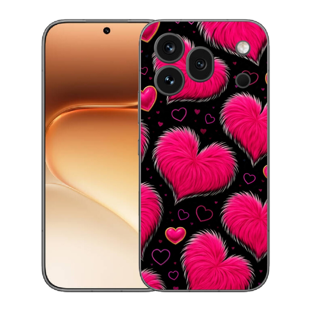 Gelový kryt mmCase na Honor 600 Pro - hebká srdce