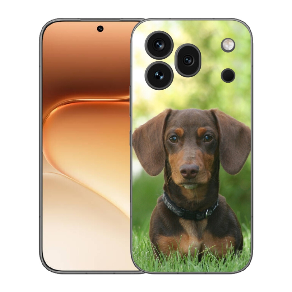 Gelový kryt mmCase na Honor 600 Pro - hnědý jezevčík