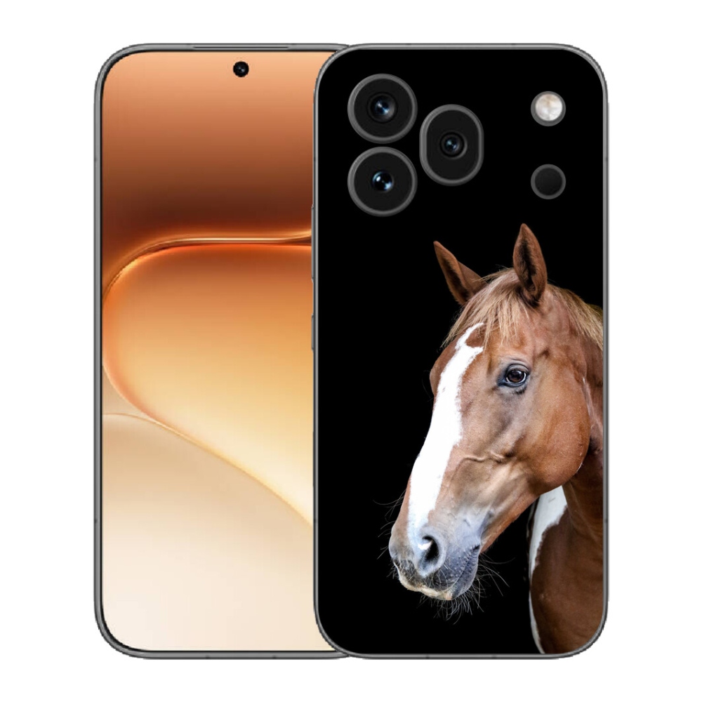 Gelový kryt mmCase na Honor 600 Pro - hnědý kůň 3