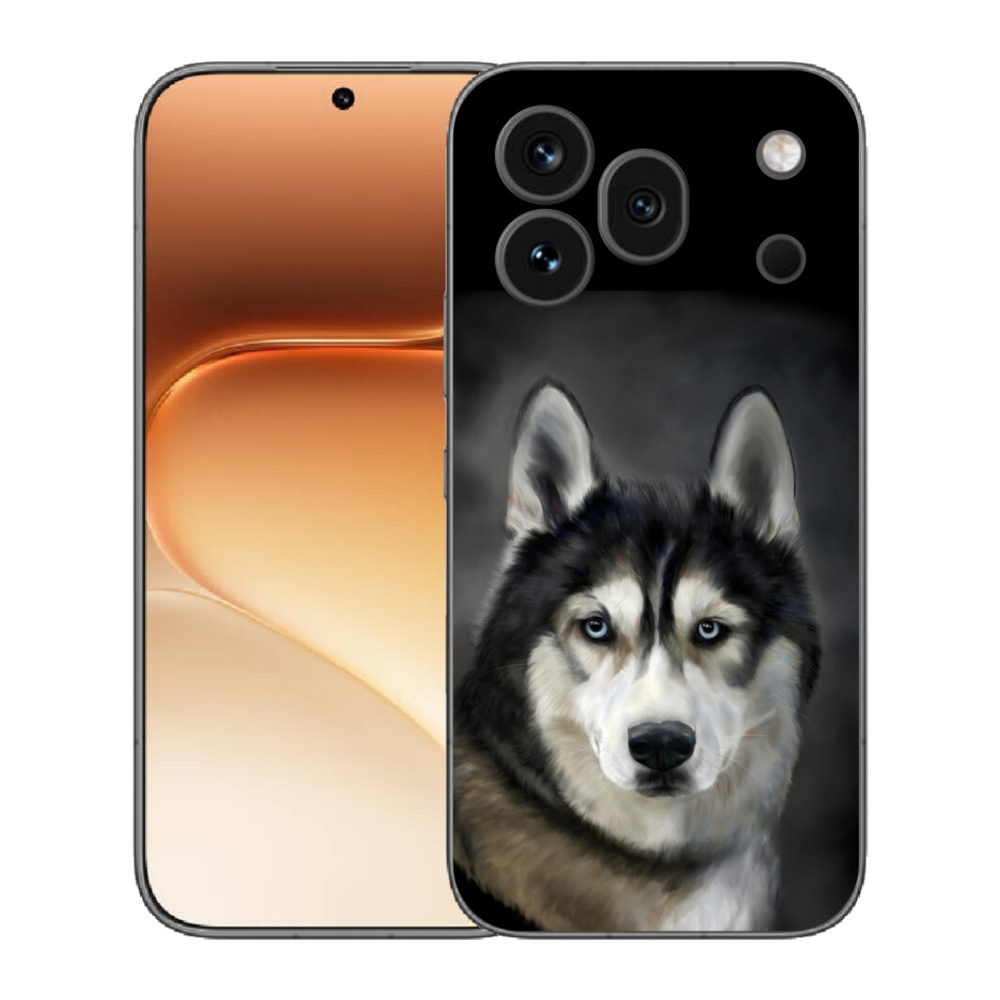 Gelový kryt mmCase na Honor 600 Pro - husky