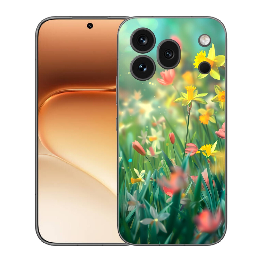 Gelový kryt mmCase na Honor 600 Pro - jarní květy