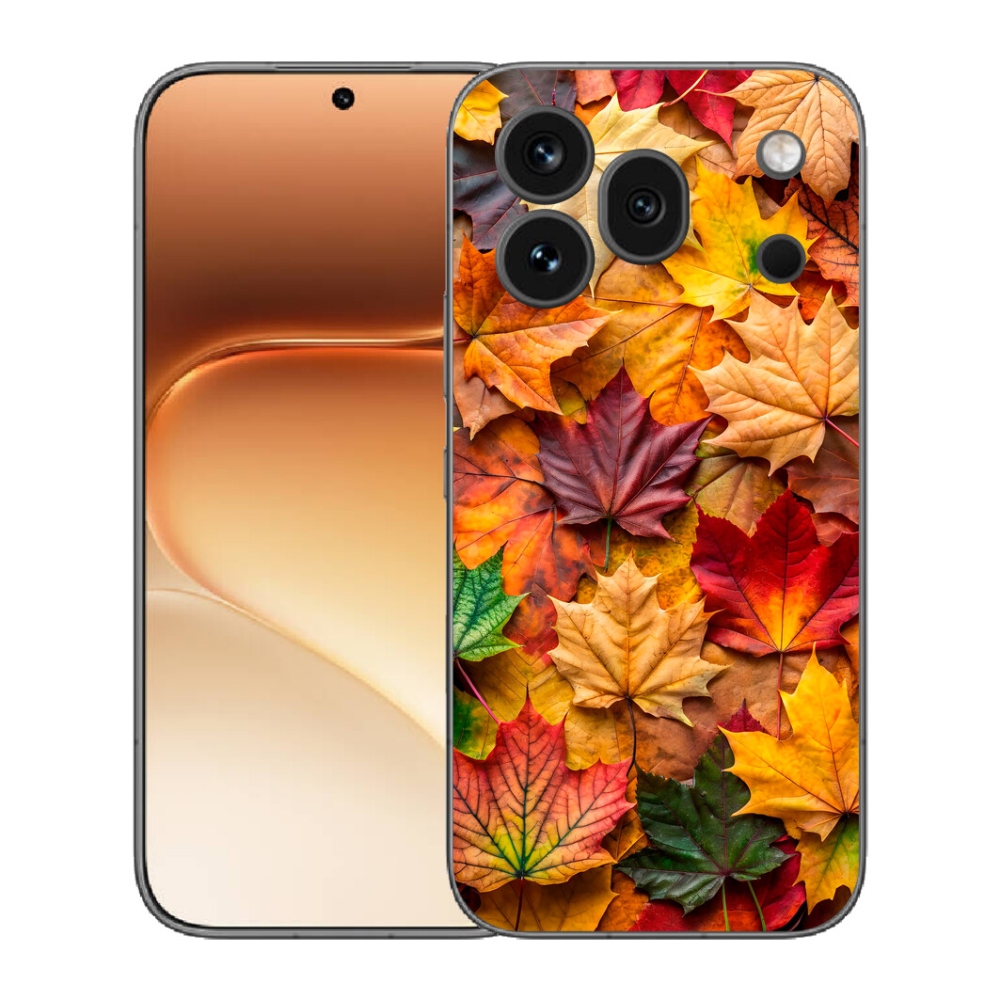 Gelový kryt mmCase na Honor 600 Pro - javorové listy 2