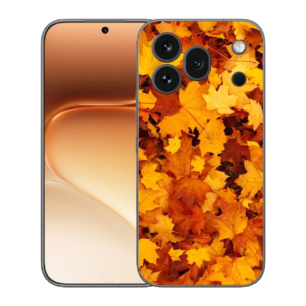 Gelový kryt mmCase na Honor 600 Pro - javorové listy