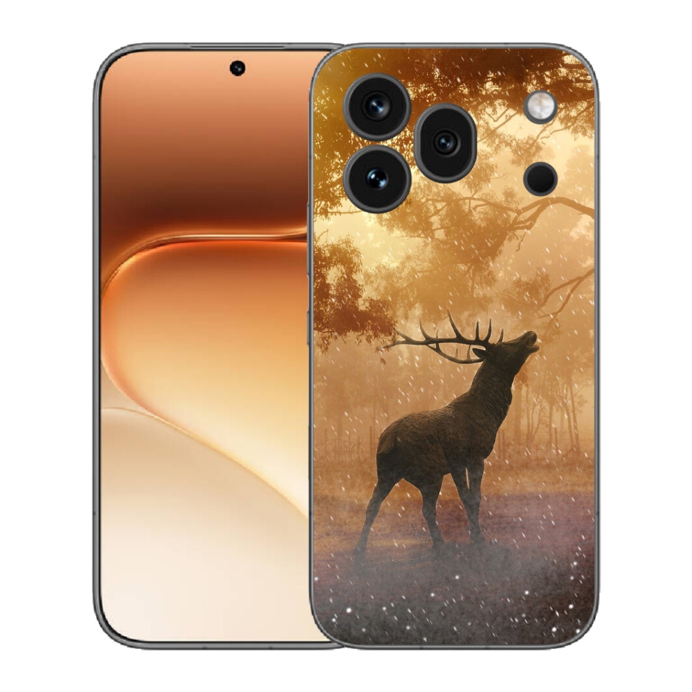Gelový kryt mmCase na Honor 600 Pro - jelen v říji