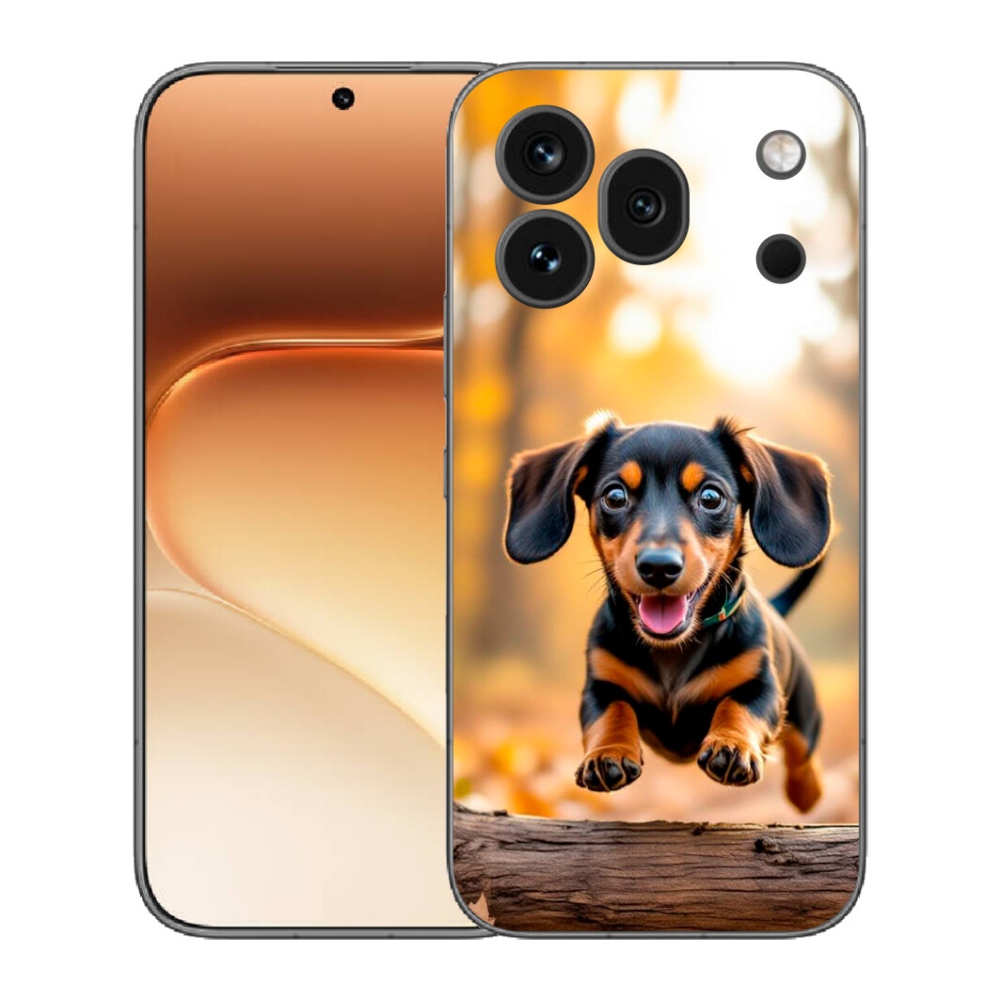 Gelový kryt mmCase na Honor 600 Pro - jezevčík 2