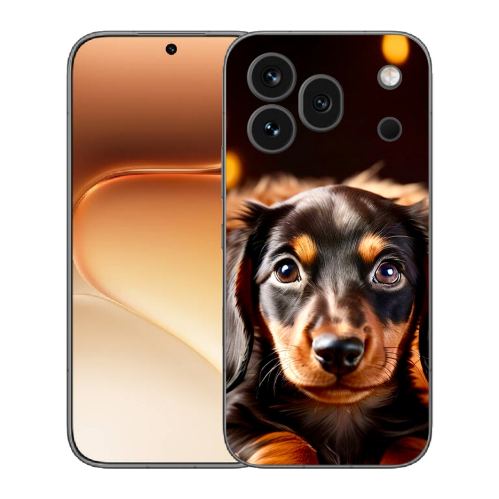 Gelový kryt mmCase na Honor 600 Pro - jezevčík
