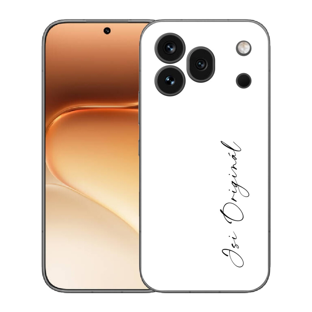 Gelový kryt mmCase na Honor 600 Pro - jsi originál bílé pozadí
