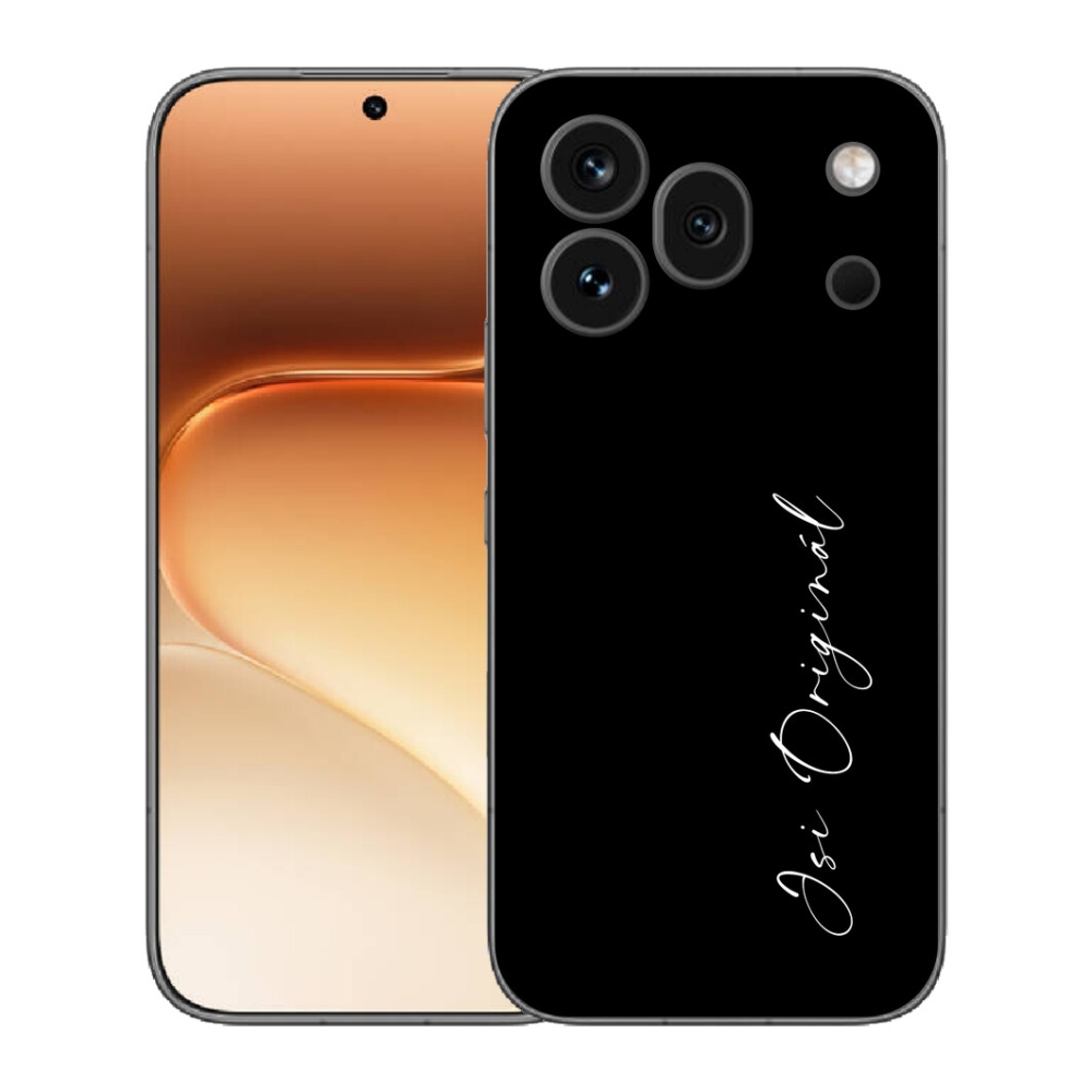 Gelový kryt mmCase na Honor 600 Pro - jsi originál černé pozadí