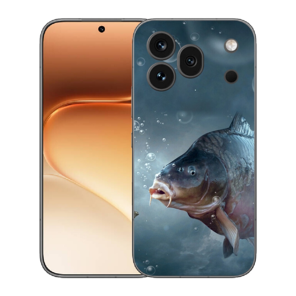 Gelový kryt mmCase na Honor 600 Pro - kapr a bublinky