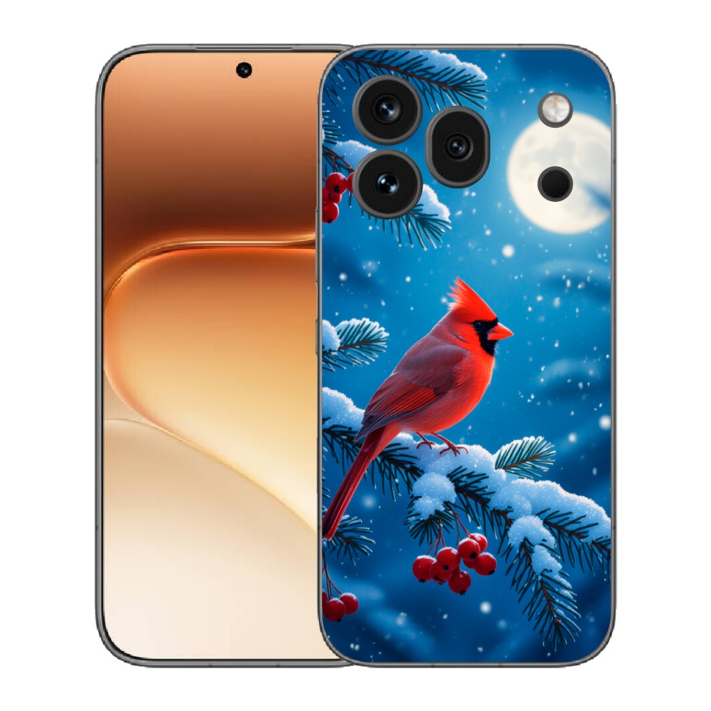 Gelový kryt mmCase na Honor 600 Pro - kardinál červený
