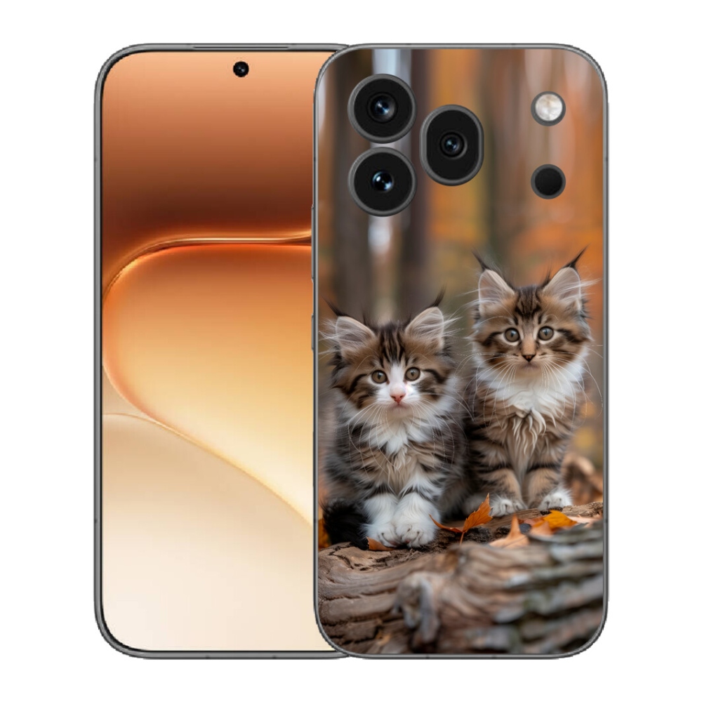 Gelový kryt mmCase na Honor 600 Pro - kočičí duo 3