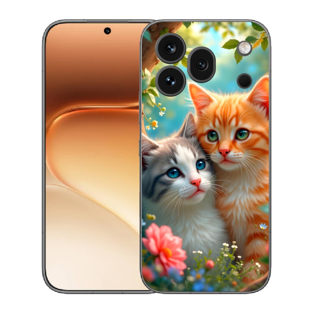 Gelový kryt mmCase na Honor 600 Pro - kočičí láska 2