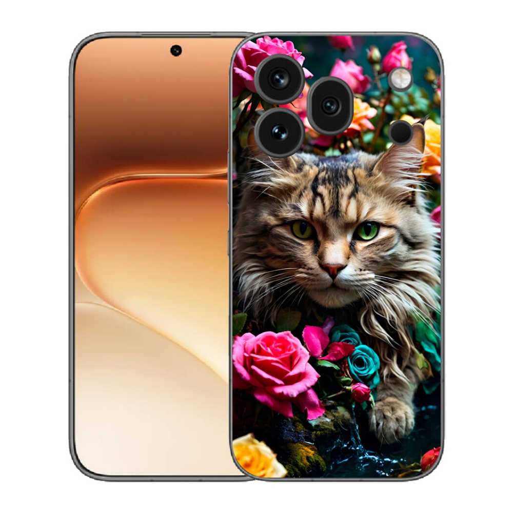 Gelový kryt mmCase na Honor 600 Pro - kočíčí pohled 2