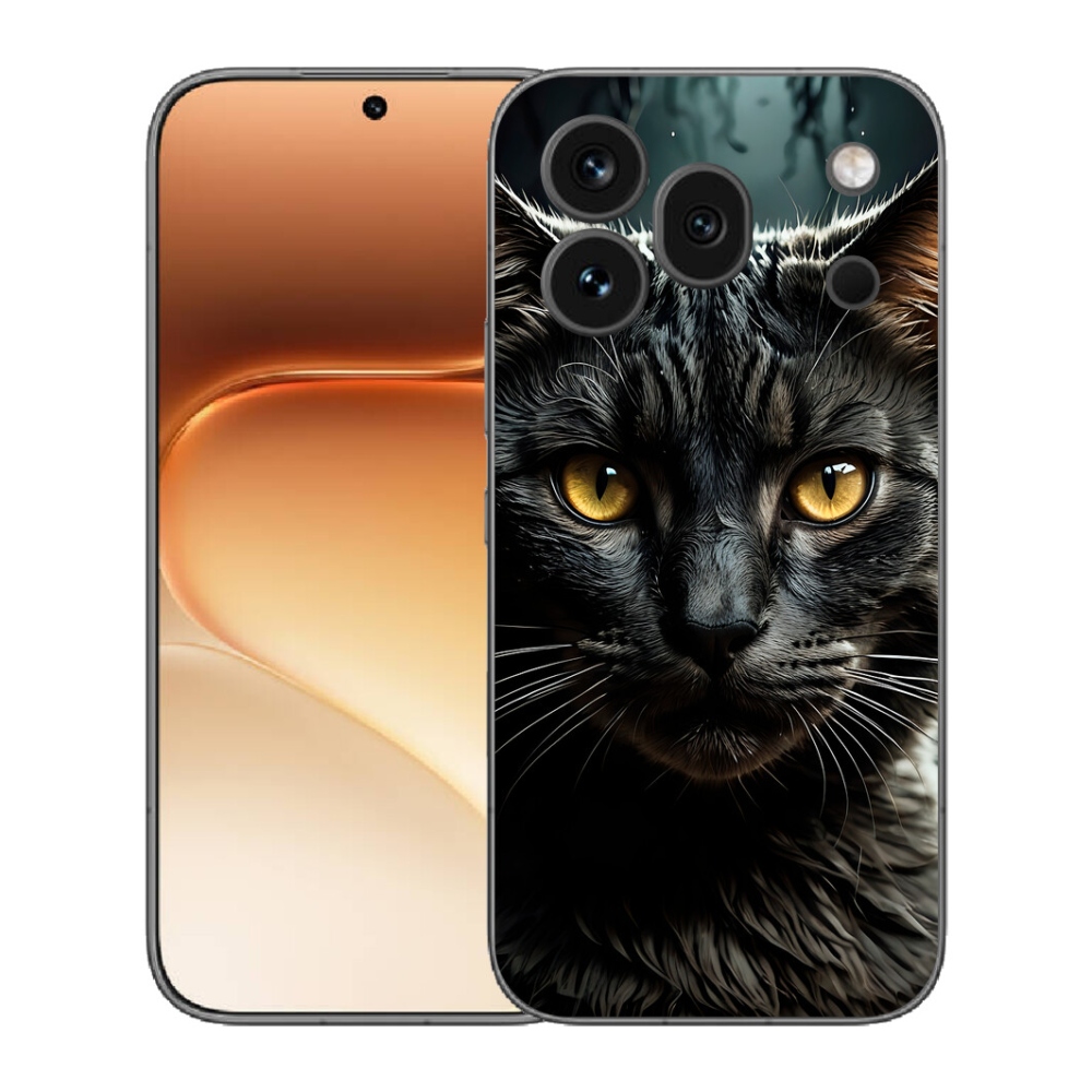 Gelový kryt mmCase na Honor 600 Pro - kočičí pohled 3