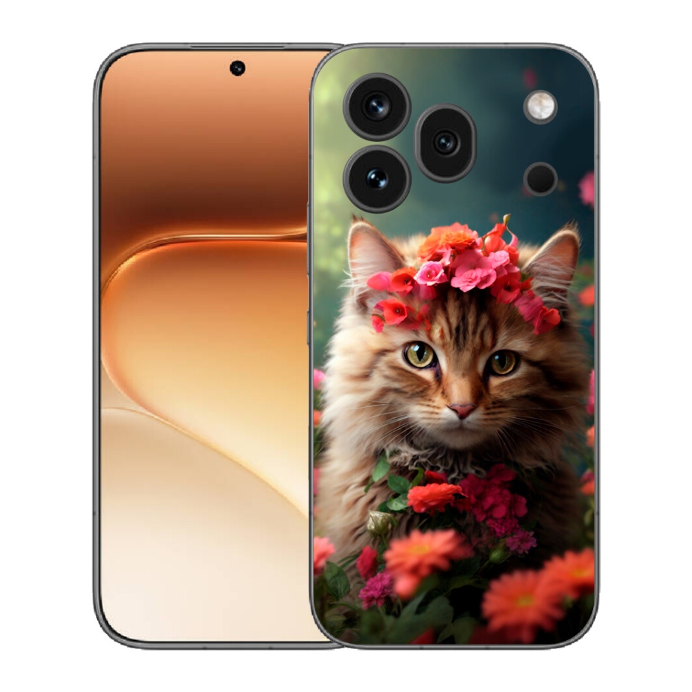 Gelový kryt mmCase na Honor 600 Pro - kočíčí princezna
