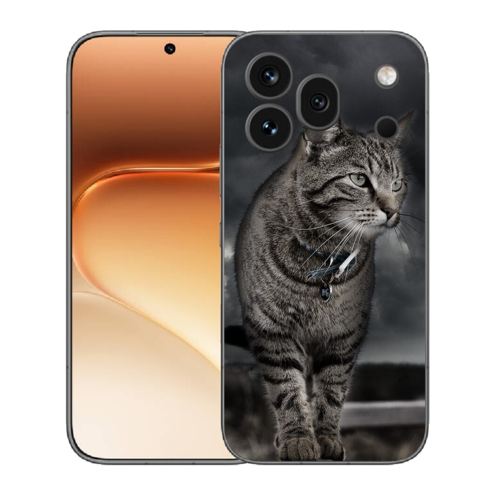 Gelový kryt mmCase na Honor 600 Pro - kočka