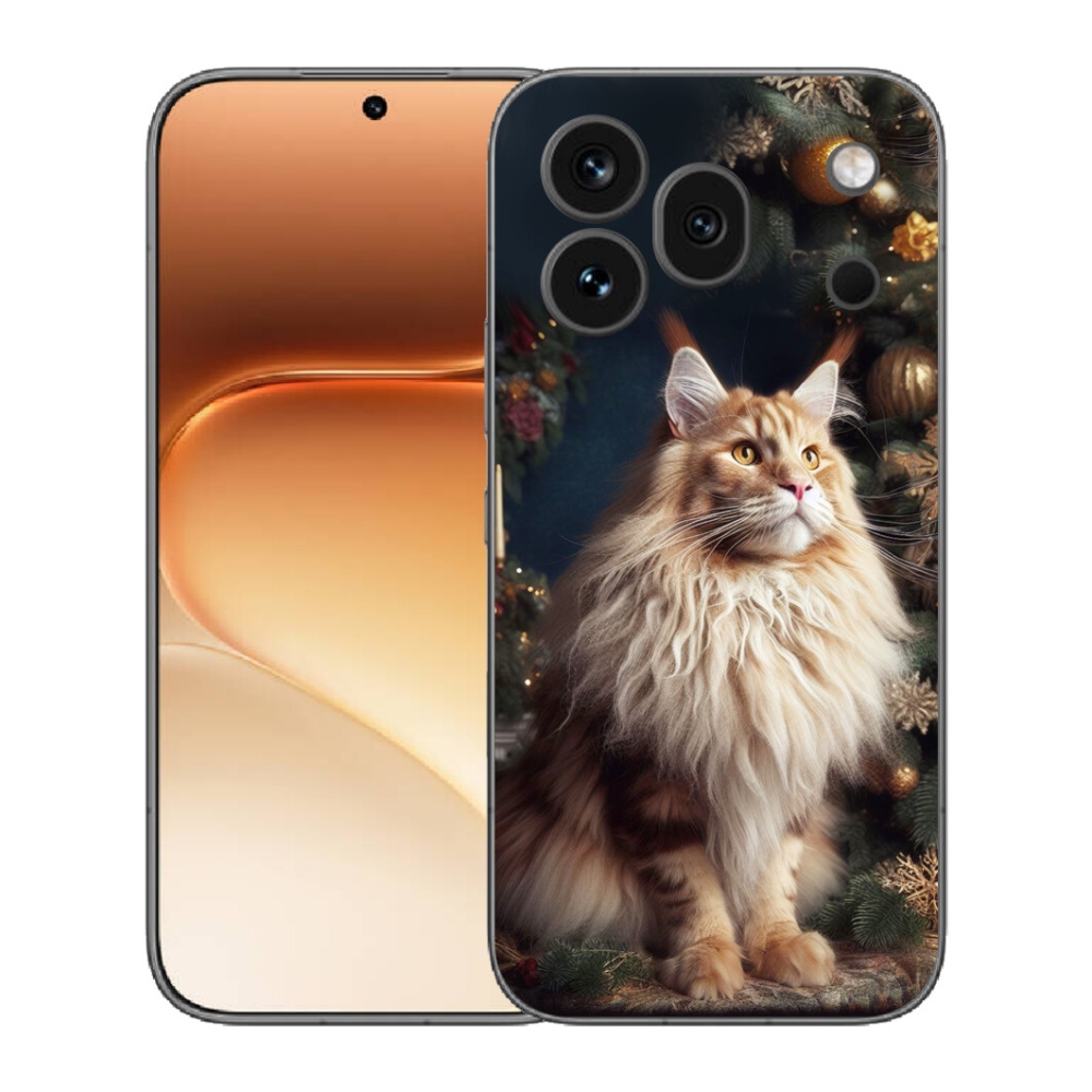 Gelový kryt mmCase na Honor 600 Pro - kočka u stromku