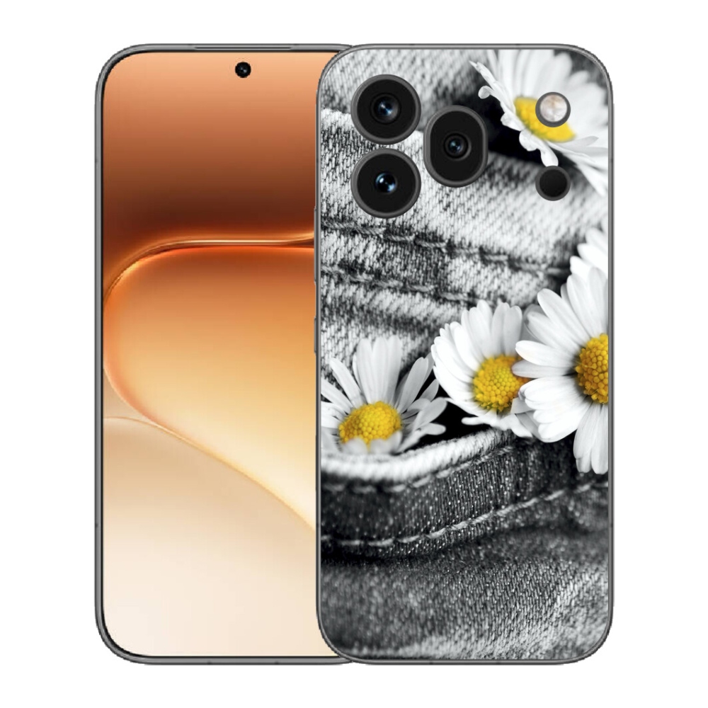 Gelový kryt mmCase na Honor 600 Pro - kopretiny