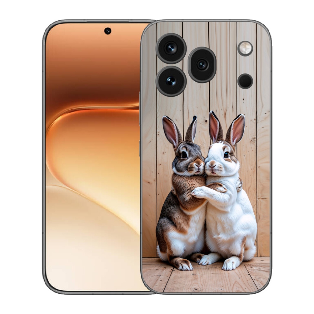 Gelový kryt mmCase na Honor 600 Pro - králičí pár