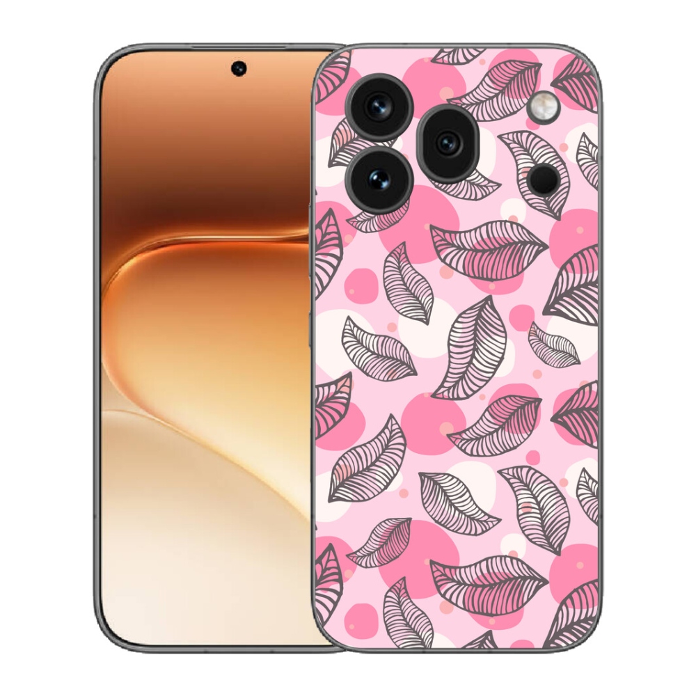 Gelový kryt mmCase na Honor 600 Pro - kreslené padající listy