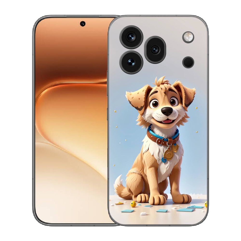Gelový kryt mmCase na Honor 600 Pro - kreslené štěně