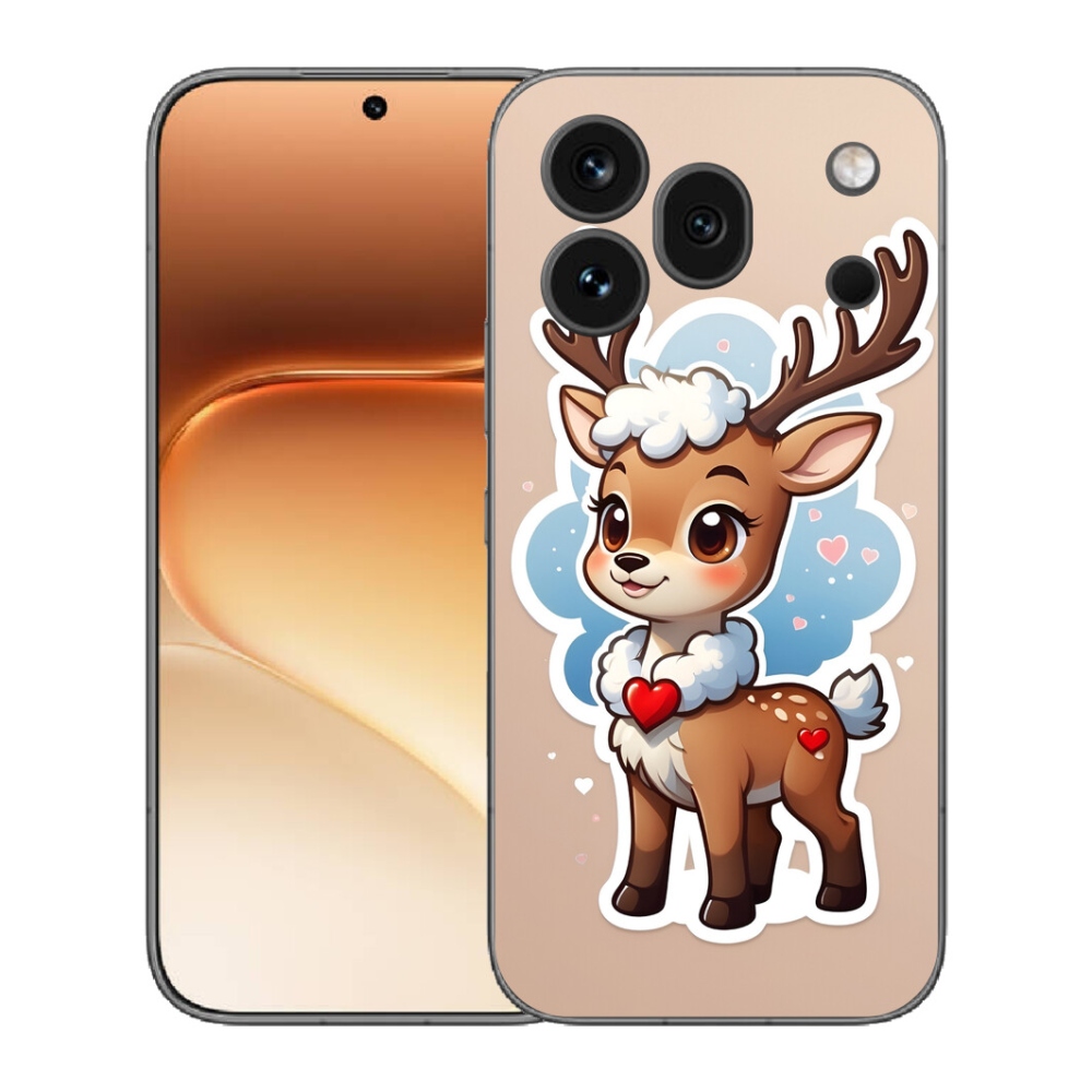 Gelový kryt mmCase na Honor 600 Pro - kreslený sob