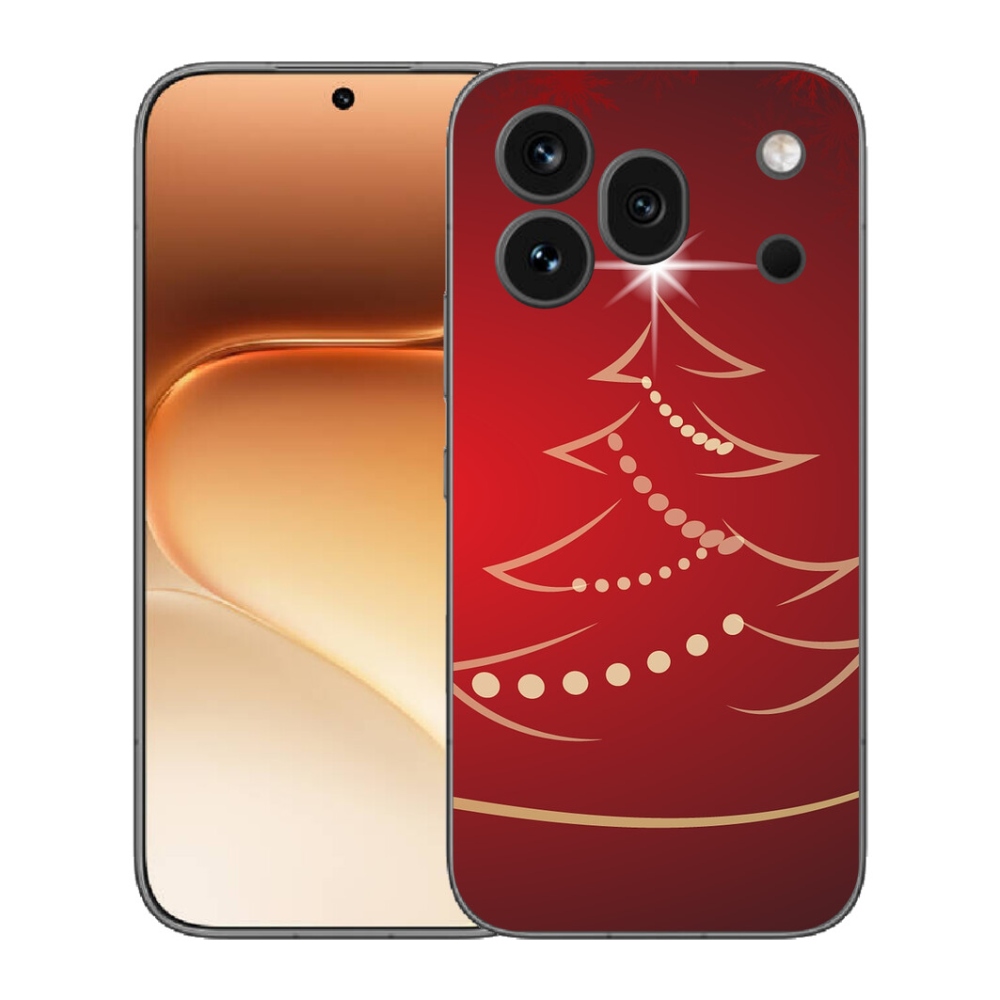Gelový kryt mmCase na Honor 600 Pro - kreslený vánoční stromek