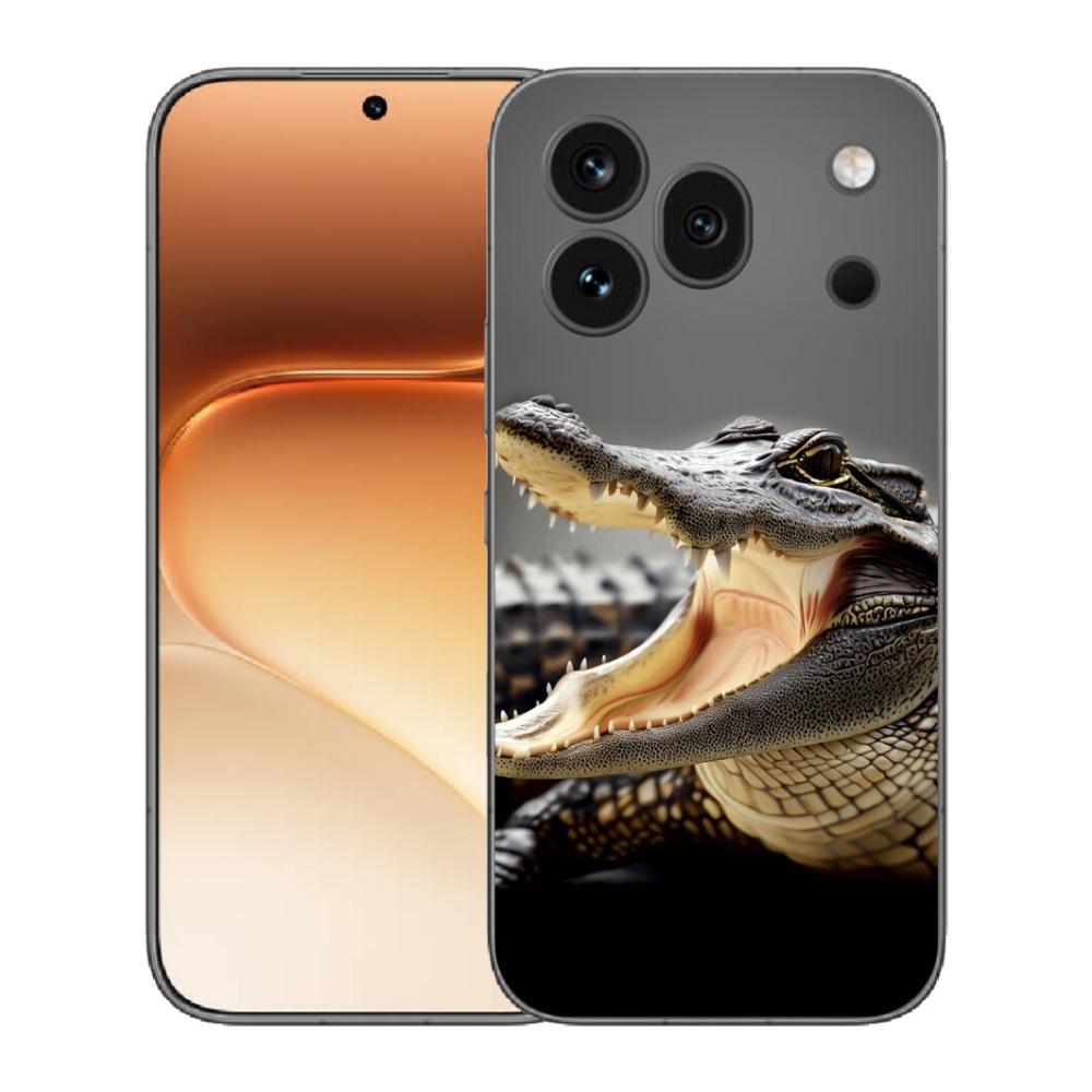 Gelový kryt mmCase na Honor 600 Pro - krokodýl