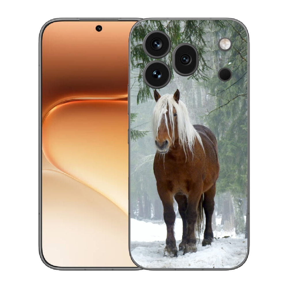 Gelový kryt mmCase na Honor 600 Pro - kůň v lese