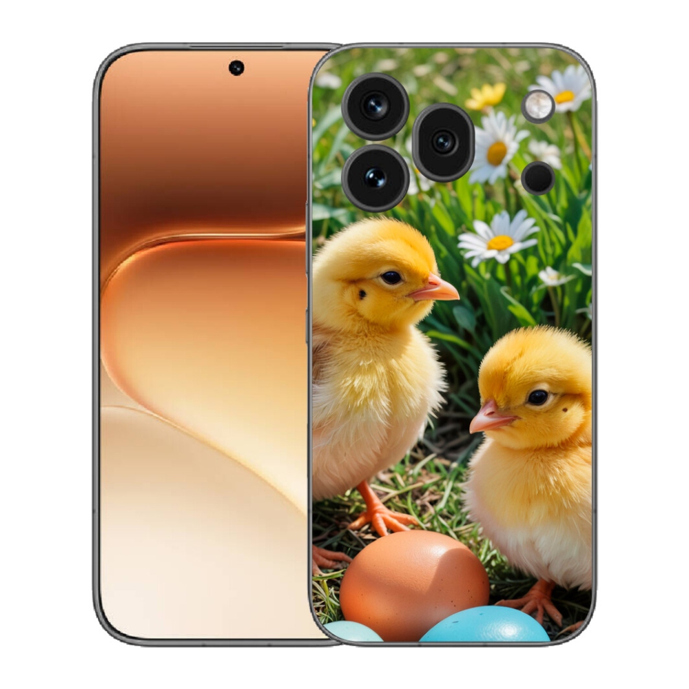 Gelový kryt mmCase na Honor 600 Pro - kuřátka